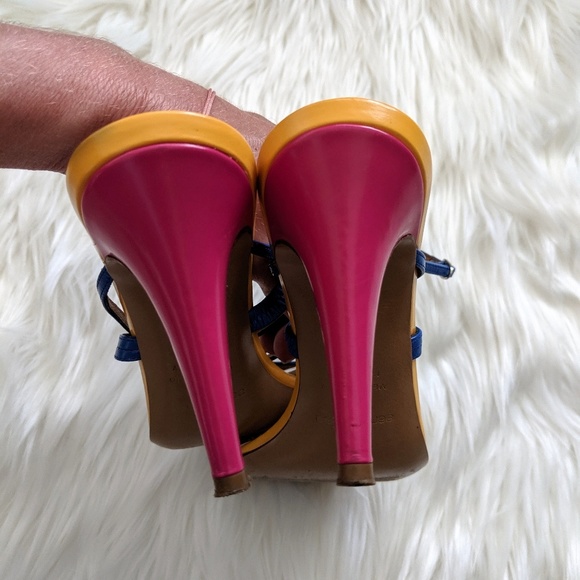 Rare Sergio Rossi Crayola Multi Strap Sandals 35.5 - Picture 5 of 7